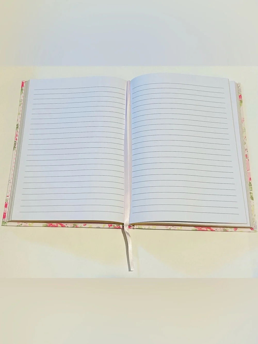 New Laura Ashley Pink Floral Lined Journal 8 3/8” x 6” made in Vietnam 128 Pages